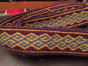 Anglo Saxon diagonal Greek key trim colorway 1