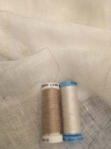 Linen vs. silk thread